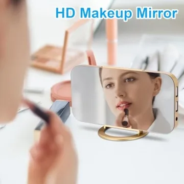 YGON Slim Digital Alarm Clock with USB Charging Ports, Stylish & Functional