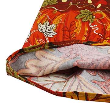 Dressever Women's Vintage A-line Printed Pleated Flared Midi Skirts Autumn XX Large