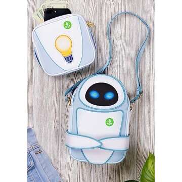 Loungefly Pixar Moments Wall E Date Night Crossbody Bag