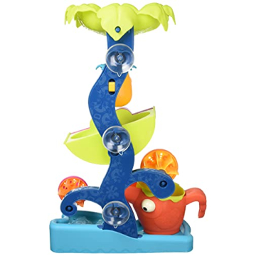 B. toys- Tropical Waterfall- Water Wheel Toy – Water & Sand Play Set – Water Wheel for Toddlers – Kids – Beach, Pool, Bath Toys – 18 Months +, Multicoloured