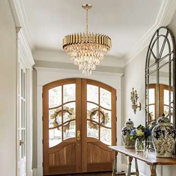 Elegant AXILIXI Crystal Chandelier for Modern Homes