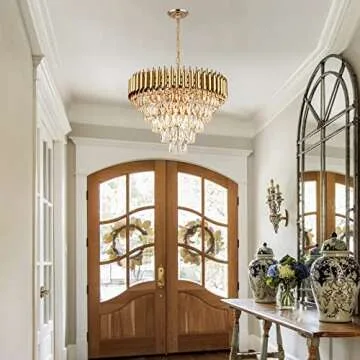 Elegant AXILIXI Crystal Chandelier for Modern Homes