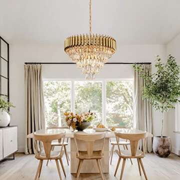 Elegant AXILIXI Crystal Chandelier for Modern Homes