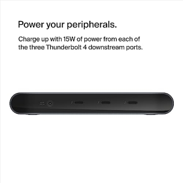 Belkin 5-in-1 Thunderbolt Hub with High-Speed Connectivity and Power