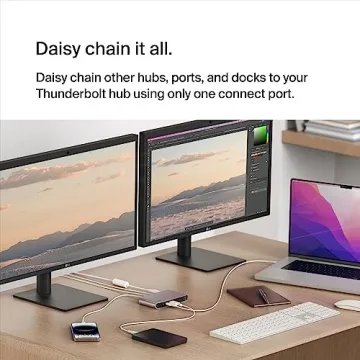 Belkin 5-in-1 Thunderbolt Hub with High-Speed Connectivity and Power