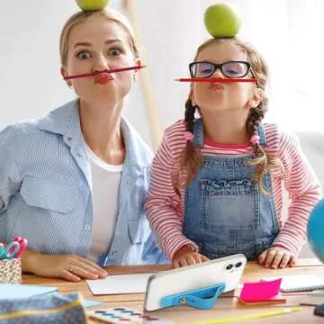 Weewooday 12 Pcs Phone Grip Strap - Colorful & Durable