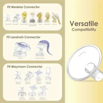 Maymom MyFit Crater Series 16mm Breastshield Compatible with Medela Pumps