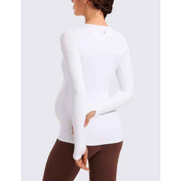 Comfortable CRZ YOGA Butterluxe Maternity Long Sleeve Top