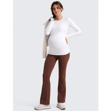 Comfortable CRZ YOGA Butterluxe Maternity Long Sleeve Top