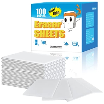 100PCS Magic Nano Sponge Eraser Sheets - Reusable, Eco-Friendly Cleaning Pads