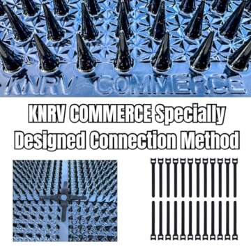 10 Pk: Scat Mats, Cat Deterrent Mat, Keep Dogs Off Furniture, Scat Mat for Cats, Scat Mats for Dogs, Keep Cats Off Counter Tops, Scat Mat, Animal Deterrent Mats, Keep Dogs Off Couch, Dog Deterrent Mat