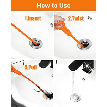 Anie 6PCS Drain Clog Remover for Effective Drain Cleaning