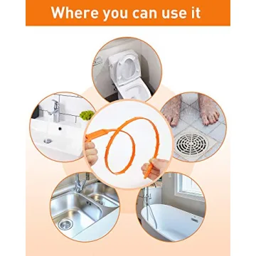 Anie 6PCS Drain Clog Remover for Effective Drain Cleaning