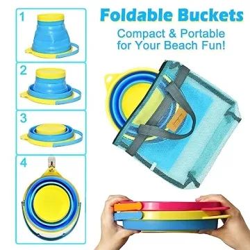 Collapsible Beach Sand Toys for Kids - Aclarastra