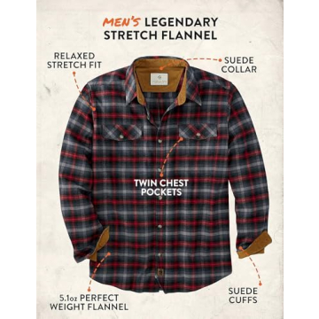 Legendary Whitetails Men's Legendary Flannel Shirt – Stylish Comfort