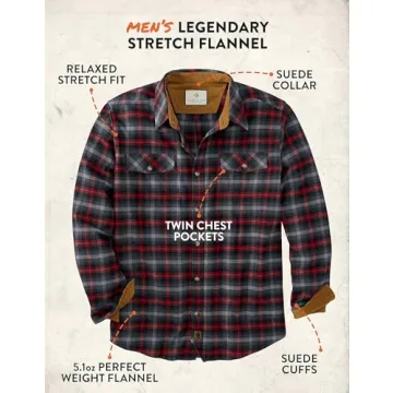 Legendary Whitetails Men's Legendary Flannel Shirt – Stylish Comfort