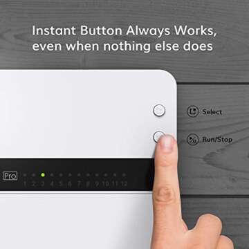 Aeon Matrix Yardian Pro Smart Sprinkler Controller 8 Zone - Control Buttons, Apple HomeKit, Alexa, Google Assistant and Home Assistant Compatible, Enhanced Wi-Fi, RJ45, Level VI Worldwide Power Supply