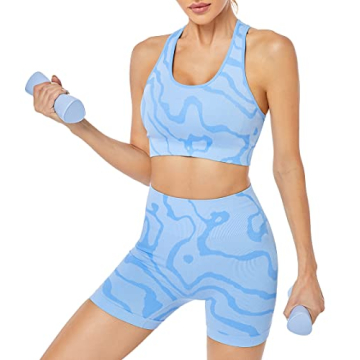 Women’s Seamless Workout Set for Gym and Yoga Sessions