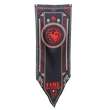 Game of Thrones Targaryen Tournament Banner for Fans