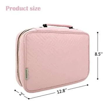 MICOM Hair Accessories Storage Bag For Baby Girls, Hair Bow Organizer, Multifunctional Hair Accessories Storage Carrying Case for Display Hair Clips, Headbands, Scrunchies, Travelling Storage Bag