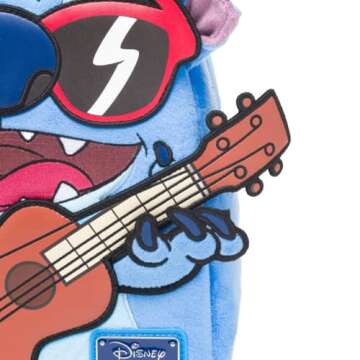 Loungefly Disney Lilo & Stitch Ukulele Cosplay Womens Backpack
