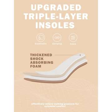 Shoe'N Tale Strappy Heels for Women Block Chunky Heels Open Square Toe Ankle Strap Buckle Sandals(8,Tan)