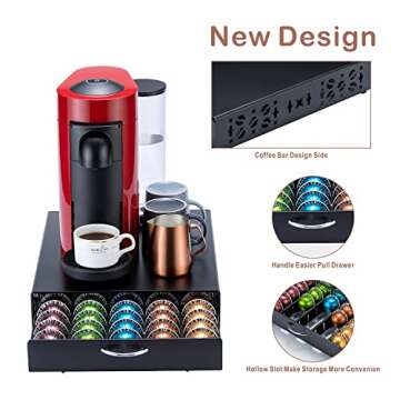 Stylish Flagship Nespresso Pod Holder for 50 Pods