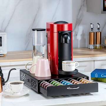 Stylish Flagship Nespresso Pod Holder for 50 Pods