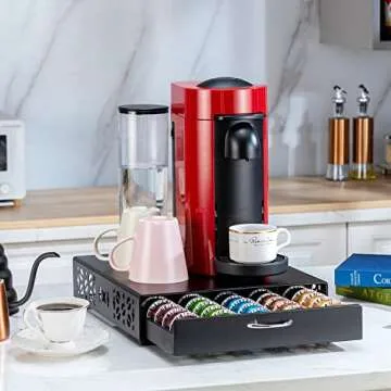 Stylish Flagship Nespresso Pod Holder for 50 Pods