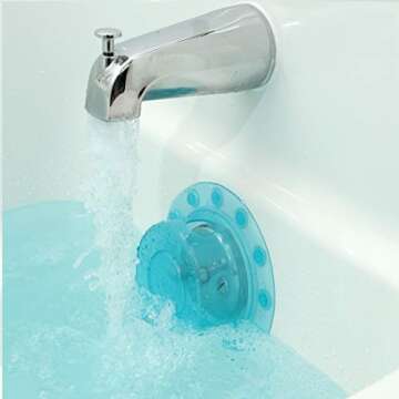 SlipX Solutions Bottomless Bath | Overflow Drain Cover for Tub | Best Gifts for Mom, Spa & Bath Acce...