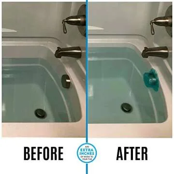 SlipX Solutions Bottomless Bath Overflow Drain Cover