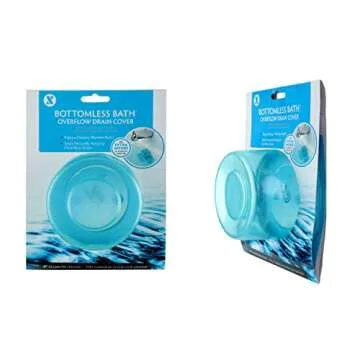 SlipX Solutions Bottomless Bath Overflow Drain Cover