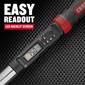 CRAFTSMAN Digital Torque Wrench, SAE, 1/2-Inch (CMMT99436)