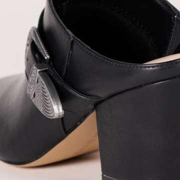 The Drop Women's Jordan Pointed Toe Block Heel Mule