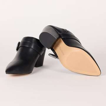 The Drop Women's Jordan Pointed Toe Block Heel Mule