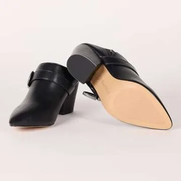 The Drop Women's Jordan Pointed Toe Block Heel Mule