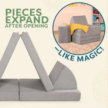 B. toys Foam Fort Playset for Creative Kids