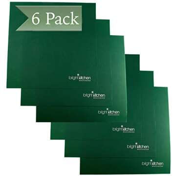 6 Silicone Non Stick Sheets fits Tribest Sedona Dehydrator Combo Classic Supreme P9000 + P9150 SDC-S101 fruit roll up crackers Teflon-Free