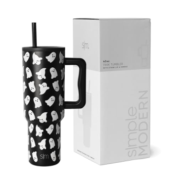 Halloween 40 oz Tumbler with Handle and Straw