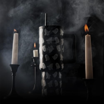 Halloween 40 oz Tumbler with Handle and Straw