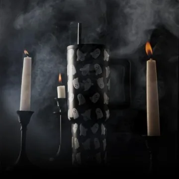 Halloween 40 oz Tumbler with Handle and Straw