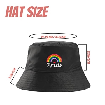 Pride Bucket Hat Reversible Lightweight for All