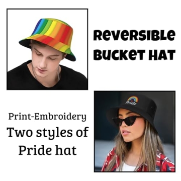 Pride Bucket Hat Reversible Lightweight for All