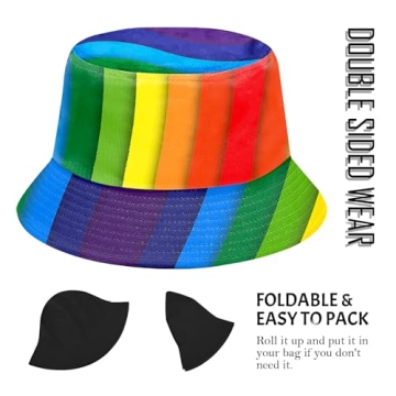 Pride Bucket Hat Reversible Lightweight for All