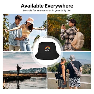 Pride Bucket Hat Reversible Lightweight for All