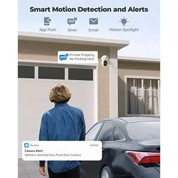 REOLINK E1 Outdoor Plug-in WiFi Security Camera, 5MP HD PTZ Camera for Home Security, Motion Tracking, 5GHz WiFi, 3X Optical Zoom, Person Vehicle Detection, Spotlight Color Night Vision, APP Control