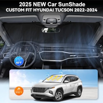 Custom Fit Tucson Windshield Sunshade for Hyundai SUV