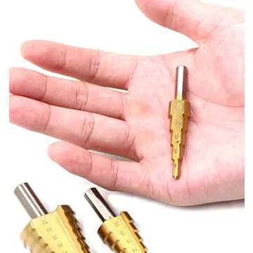 HSS Step Drill Bit Set - Precision Metal Wood Plastic