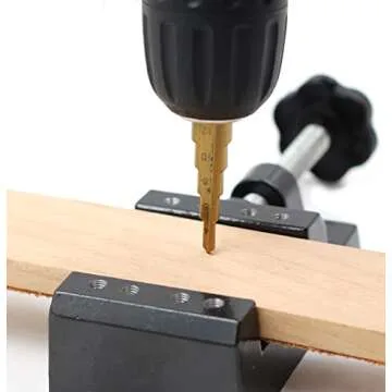 HSS Step Drill Bit Set - Precision Metal Wood Plastic
