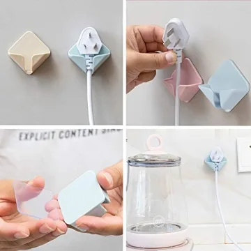 OOTSR 8-Pack Strong Adhesive Hooks for Home & Kitchen